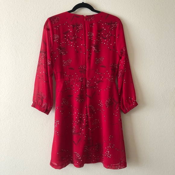 Madewell Hazelwood Wrap-Front Mini Dress in Windswept Floral - Picture 8 of 11